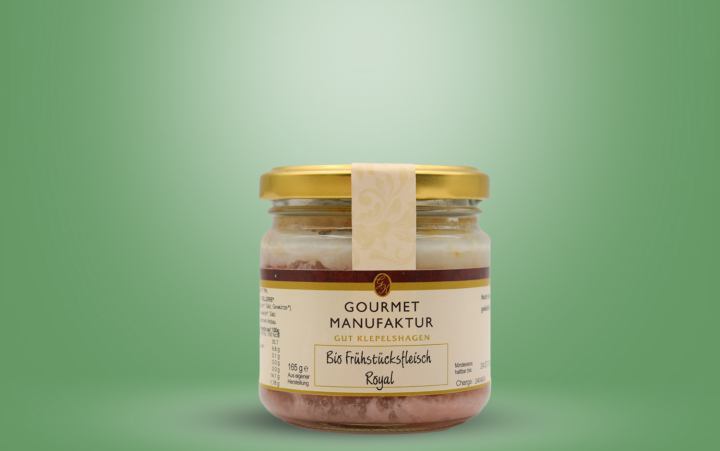 Bio-Frühstücksfleisch Royal im Glas 165g