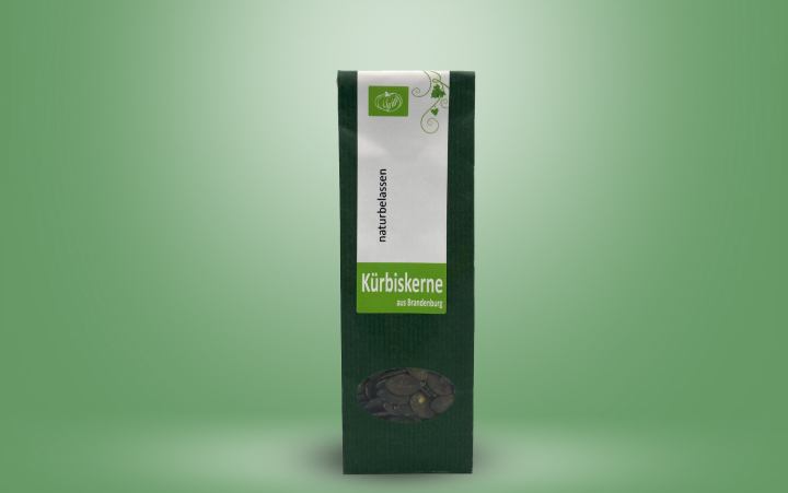 Brandenburger Kürbiskerne naturbelassen Tüte 80g