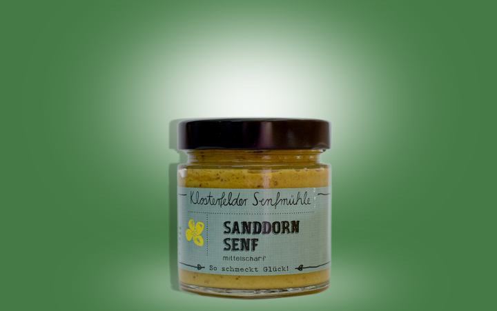 Sanddornsenf Glas 190ml