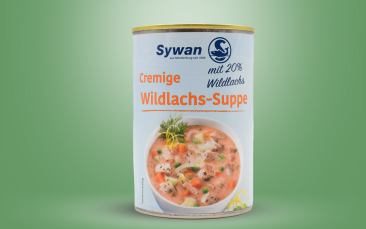 Sywan Fischsupp- Cremige Wildlachssuppe Dose 400g