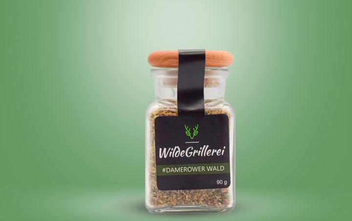 Gewürzmischung #Damerower Wald Glas 90g Wild Würzung